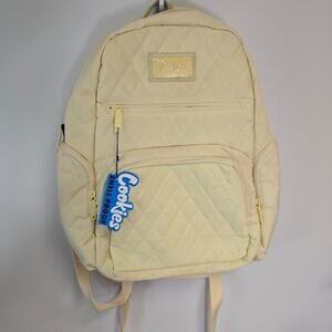 Cookies Cream Quilted V4 Backpack | Smell-Proof Utility Bag NWT